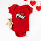 Mama's Boy Heart | Baby Graphic Short Sleeve Onesie