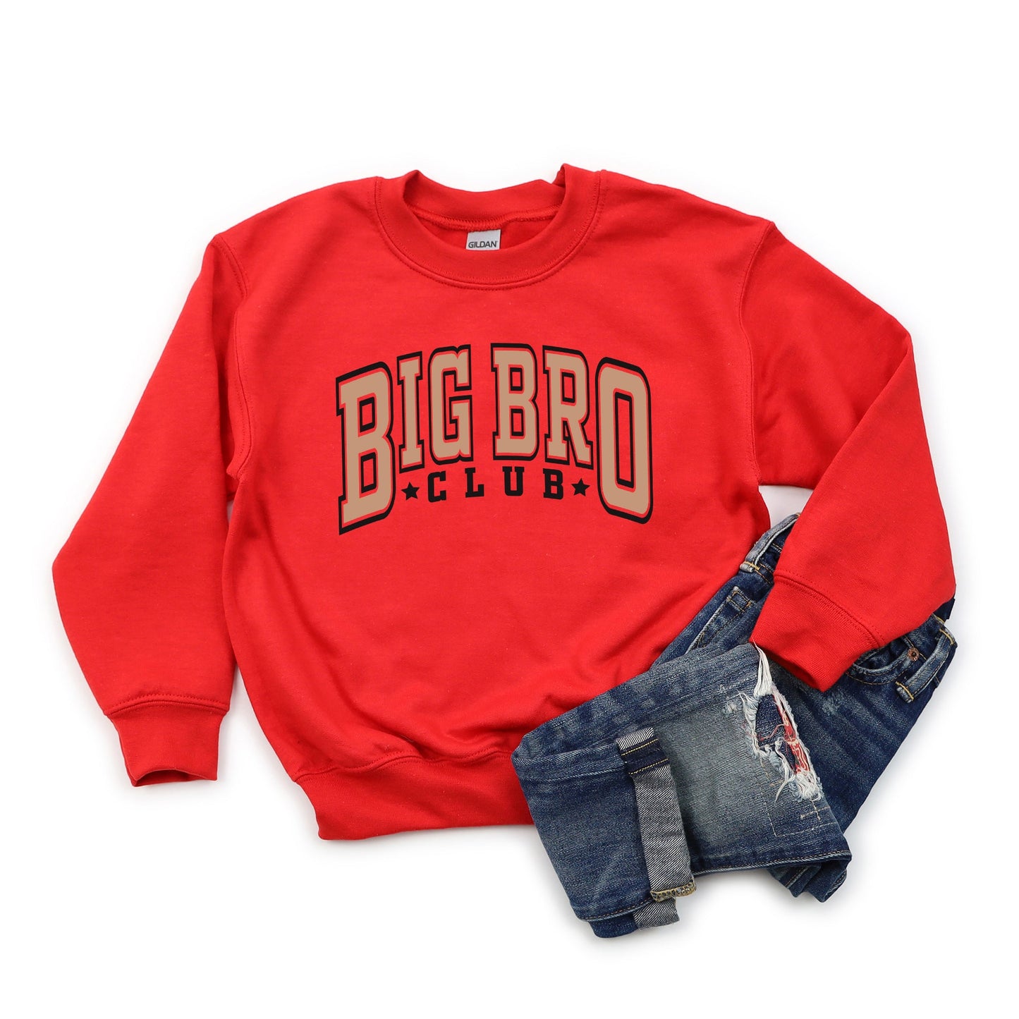 Big Bro Club Stars | Youth Graphic Sweatshirt