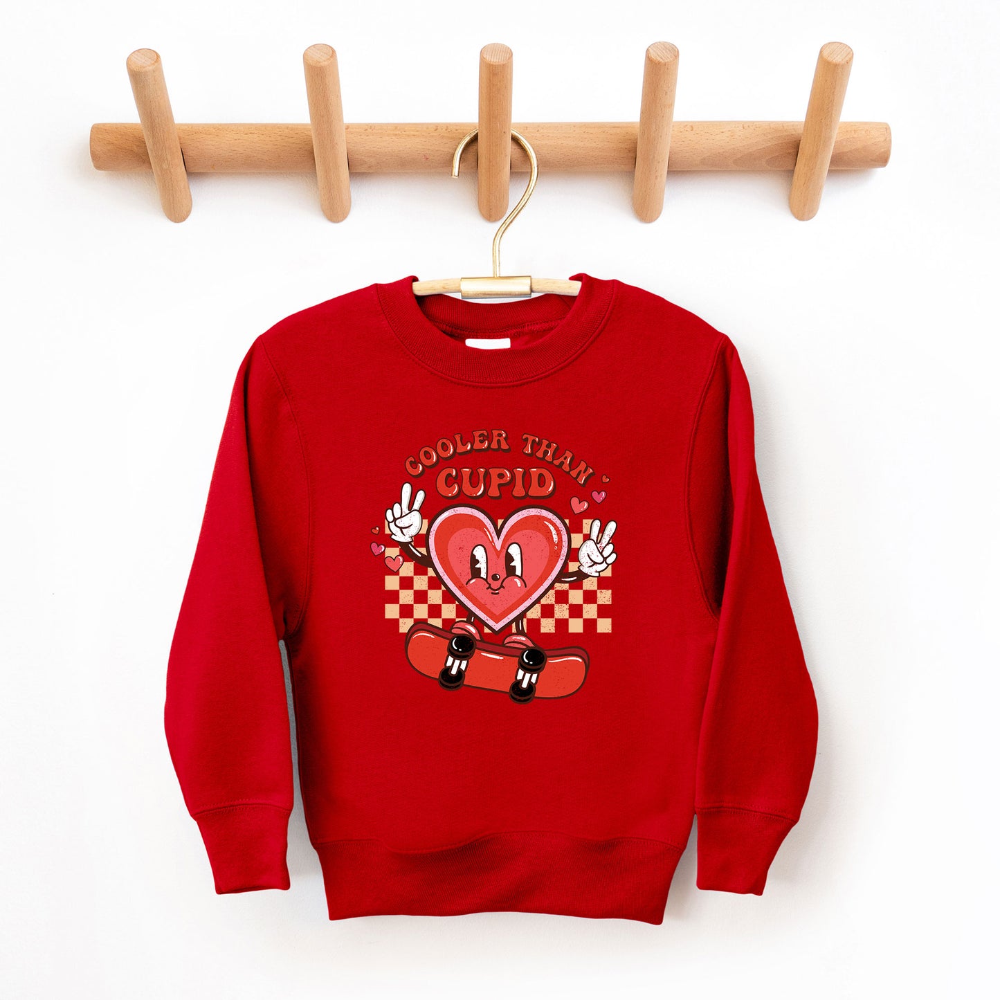 Cooler Than Cupid Skater | Youth Sweatshirt