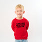 I Just Hope Both Teams Have Fun | Youth Ultra-Soft Graphic Sweatshirt