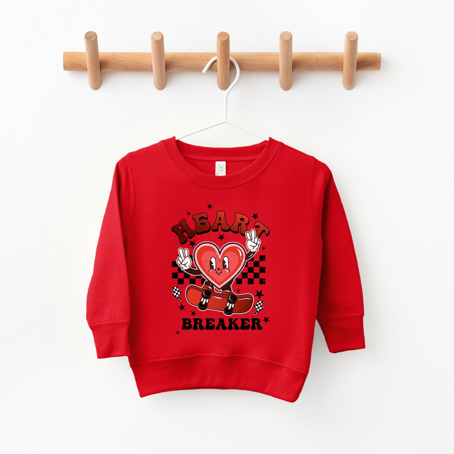 Heart Breaker Skater | Toddler Sweatshirt