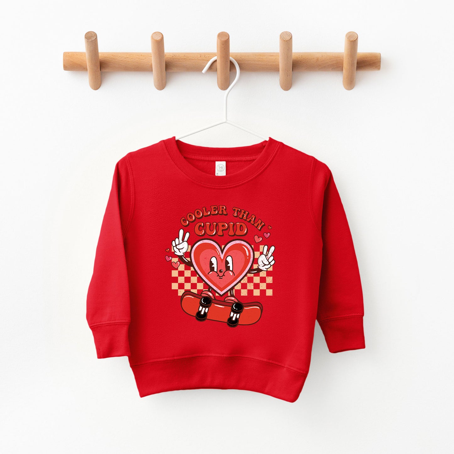 Cooler Than Cupid Skater | Toddler Sweatshirt