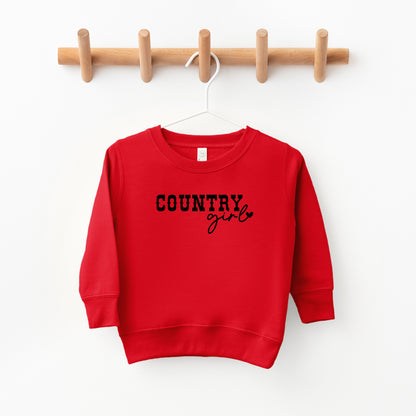 Country Girl Heart | Toddler Sweatshirt