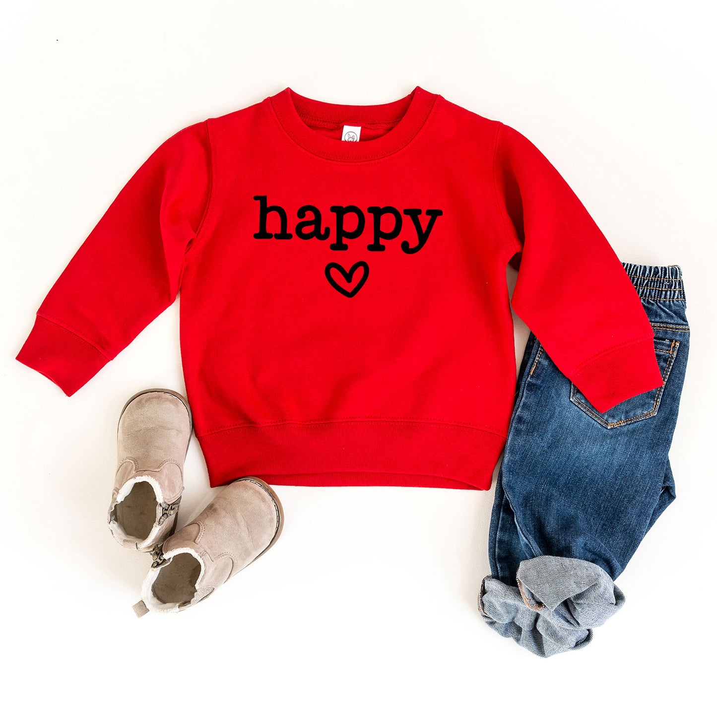 Happy Heart | Toddler Sweatshirt