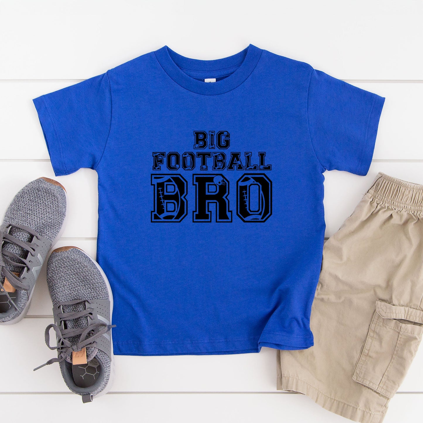 Big Football Bro | Toddler Graphic Short Sleeve Tee