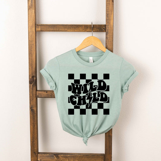 Wild Child Lightning Bolt | Youth Short Sleeve Crew Neck