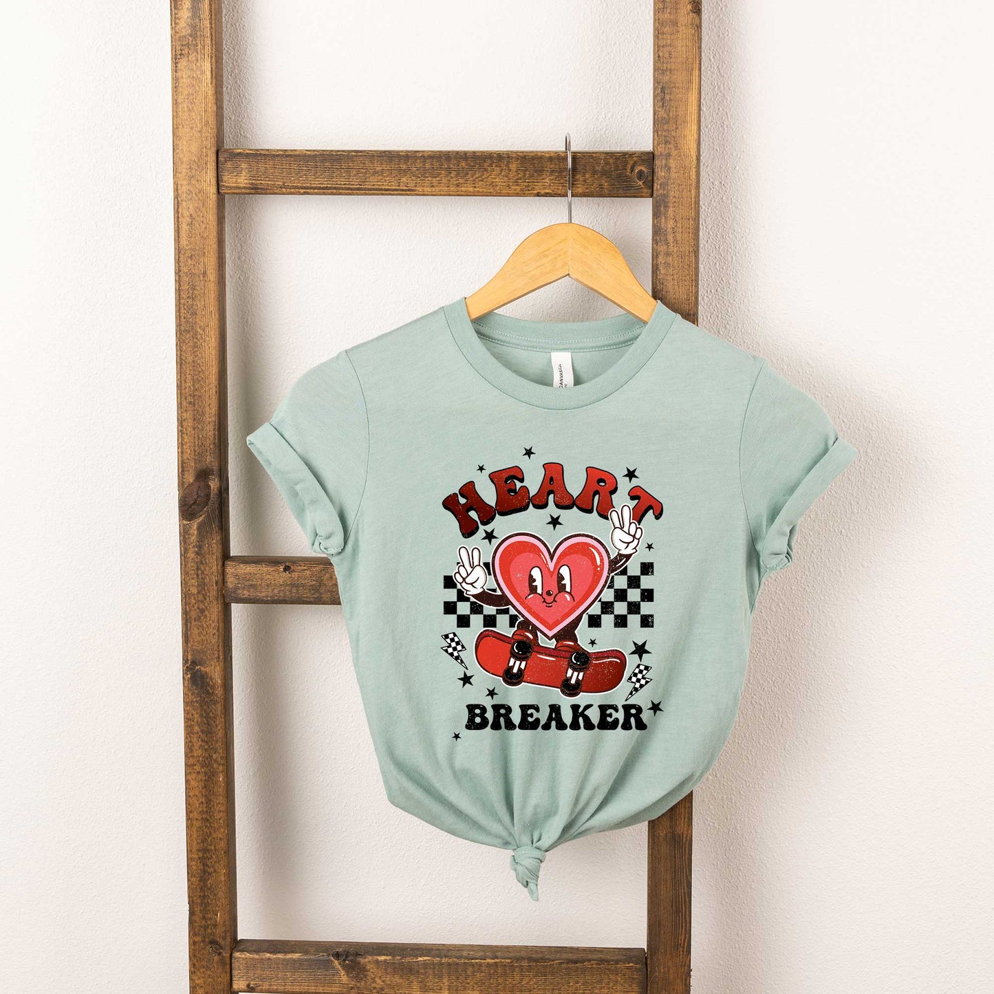 Heart Breaker Skater | Youth Short Sleeve Crew Neck