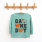 Basketball Game Day Coquette | Youth Graphic Long Sleeve Tee