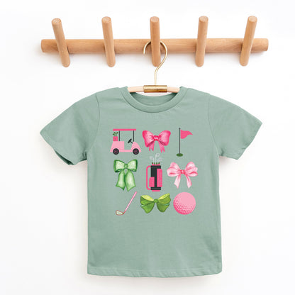 Golf Icons Coquette | Youth Graphic Short Sleeve Tee