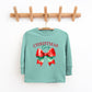 Coquette Christmas Girly | Toddler Graphic Long Sleeve Tee