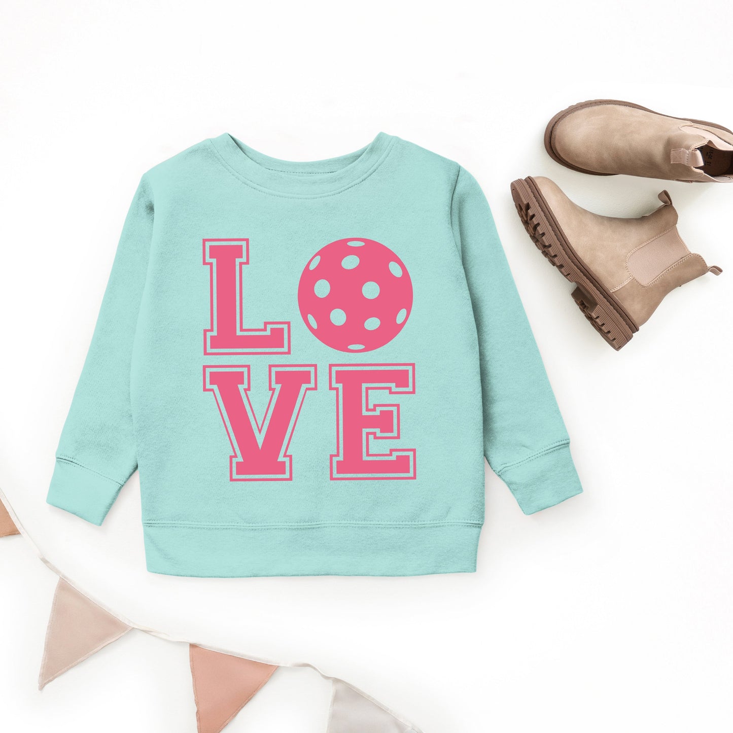 Pickleball Love | Youth Ultra-Soft Graphic Sweatshirt