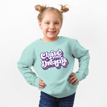 Chase Your Dreams Retro | Toddler Graphic Sweatshirt