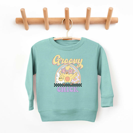 Groovy Easter Chick | Toddler Sweatshirt