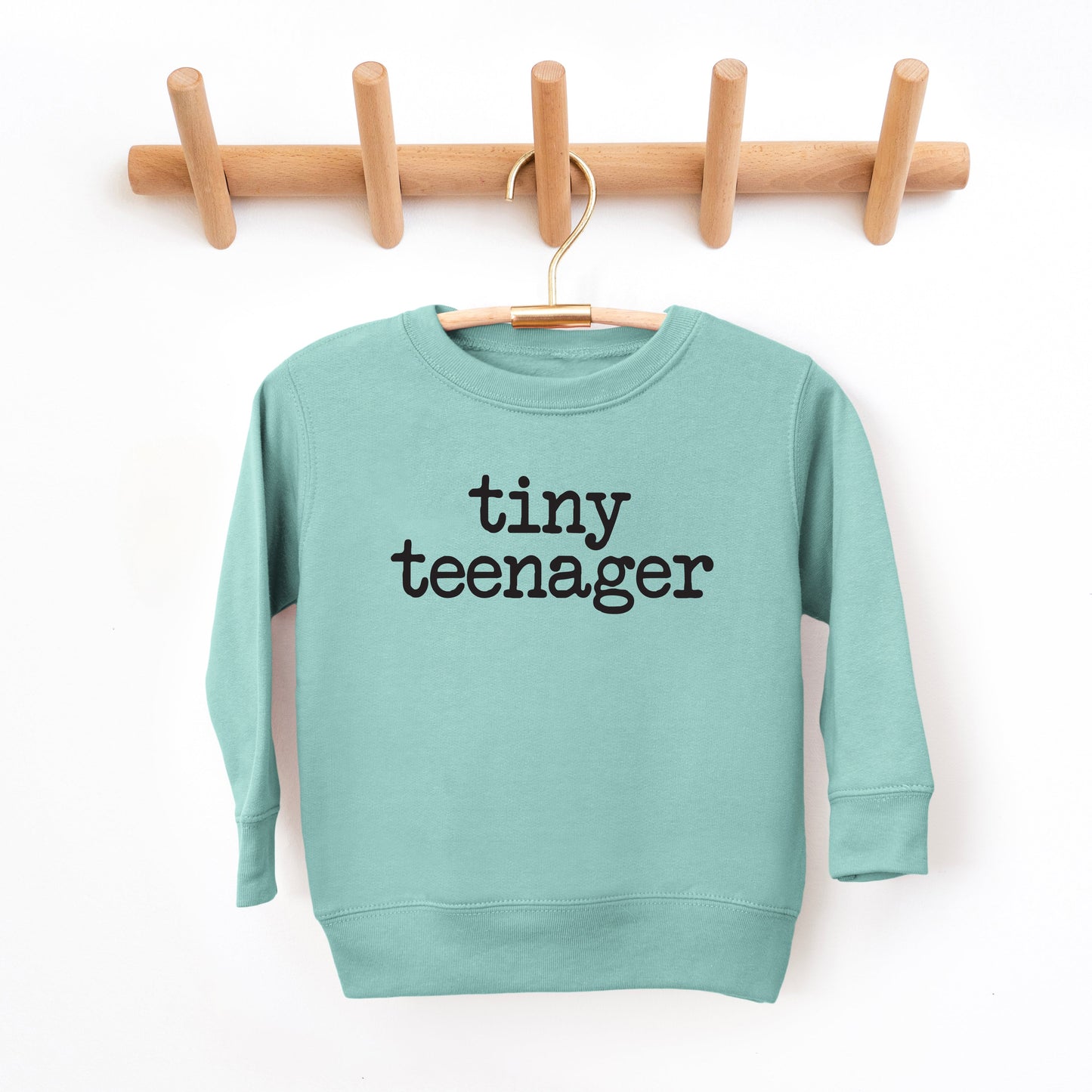 Tiny Teenager Typewriter | Toddler Graphic Sweatshirt