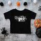 Watercolor Jack-O-Lantern Face | Toddler Graphic Short Sleeve Tee