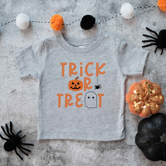 Trick Or Treat Spider | Toddler Graphic Short Sleeve Tee