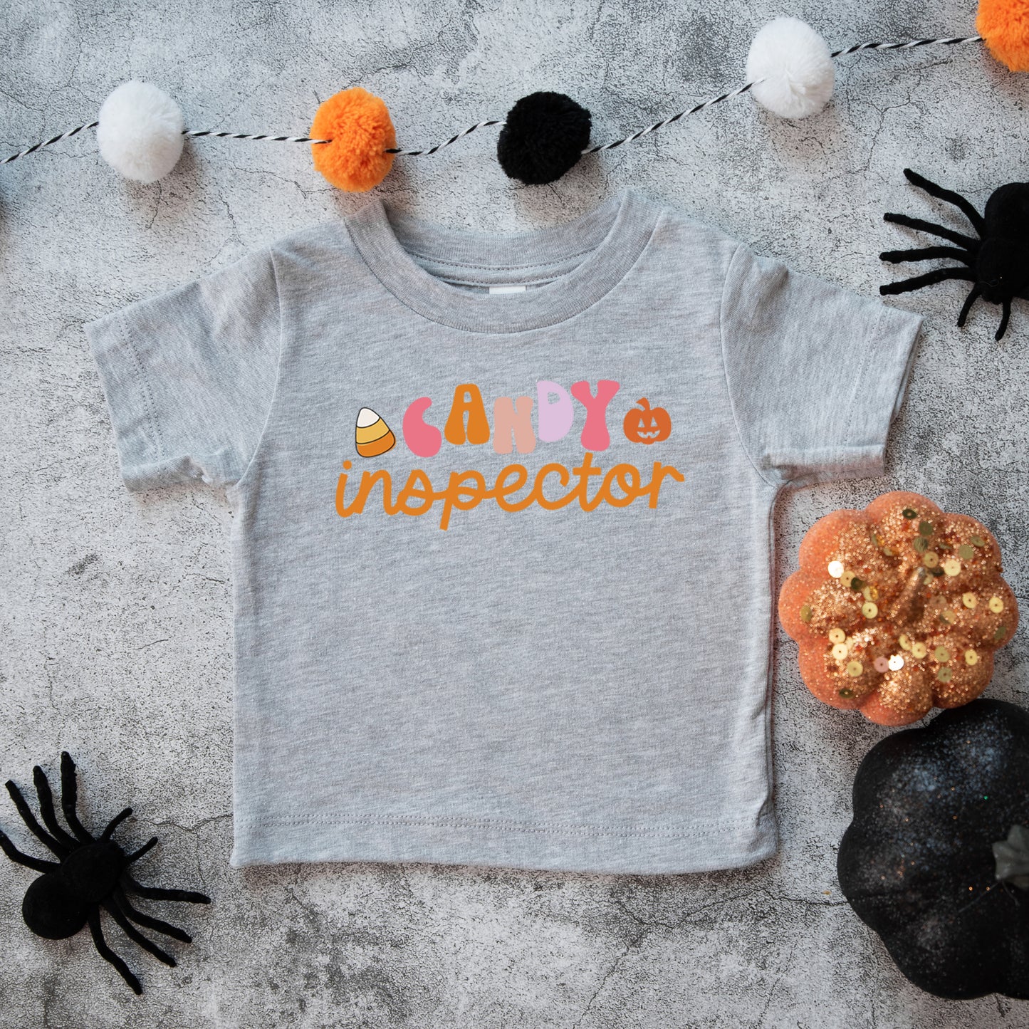 Candy Inspector Colorful | Toddler Graphic Short Sleeve Tee