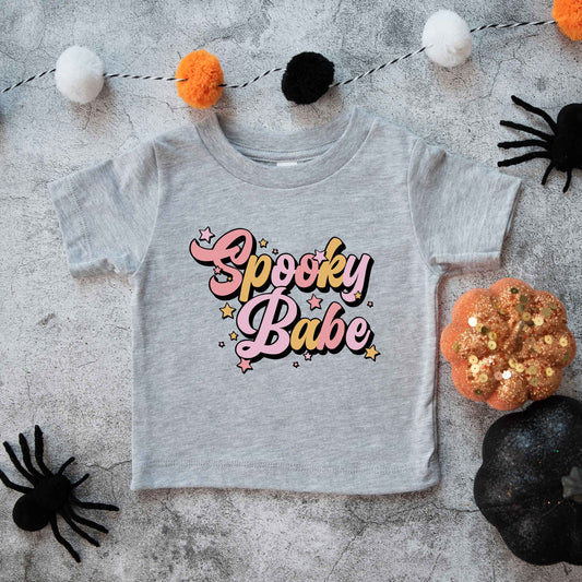 Spooky Babe Colorful | Toddler Graphic Short Sleeve Tee