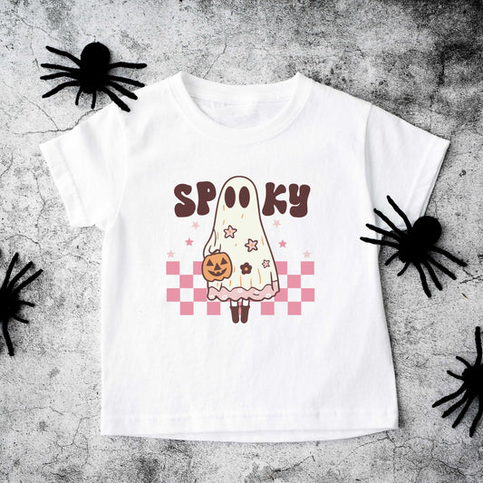 Spooky Girl Ghost | Toddler Graphic Short Sleeve Tee