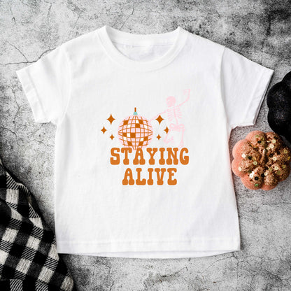 Staying Alive | Toddler Graphic Short Sleeve Tee