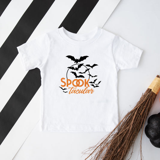 SpookTacular Glitter | Youth Graphic Short Sleeve Tee