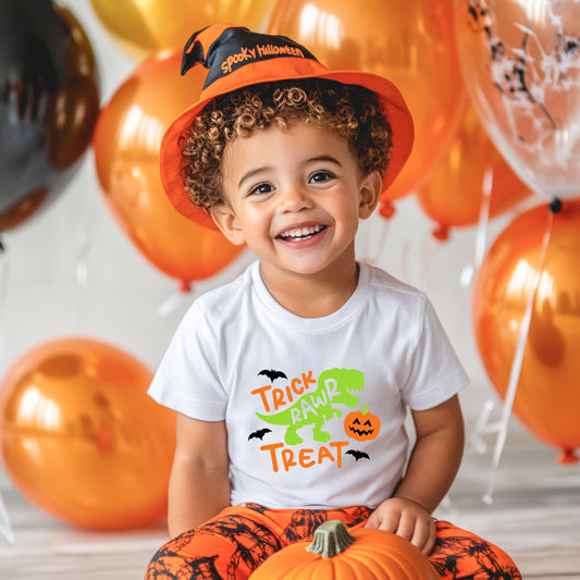 Trick Rawr Treat | Toddler Graphic Short Sleeve Tee