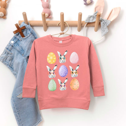 Bunny Egg Easter Chart | Toddler Sweatshirt