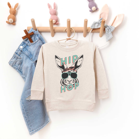 Green Hip Hop Bunny | Toddler Sweatshirt