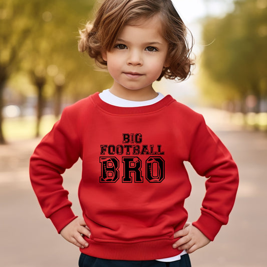 Big Football Bro | Toddler Graphic Sweatshirt