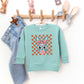 Checkered Bunny | Toddler Sweatshirt