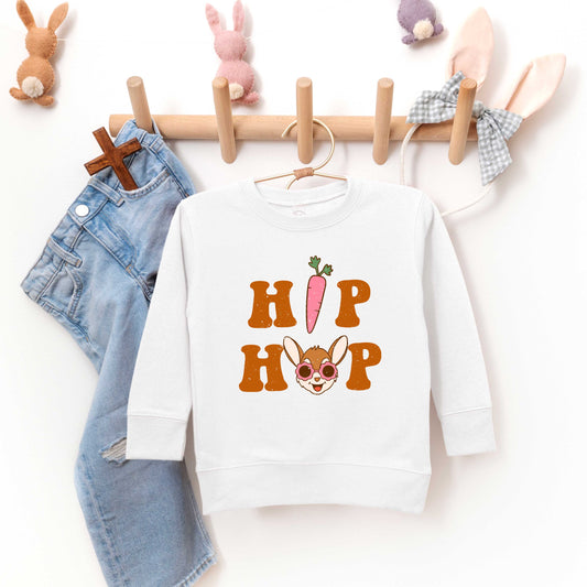 Hip Hop Bunny With Sunglasses | Toddler Sweatshirt
