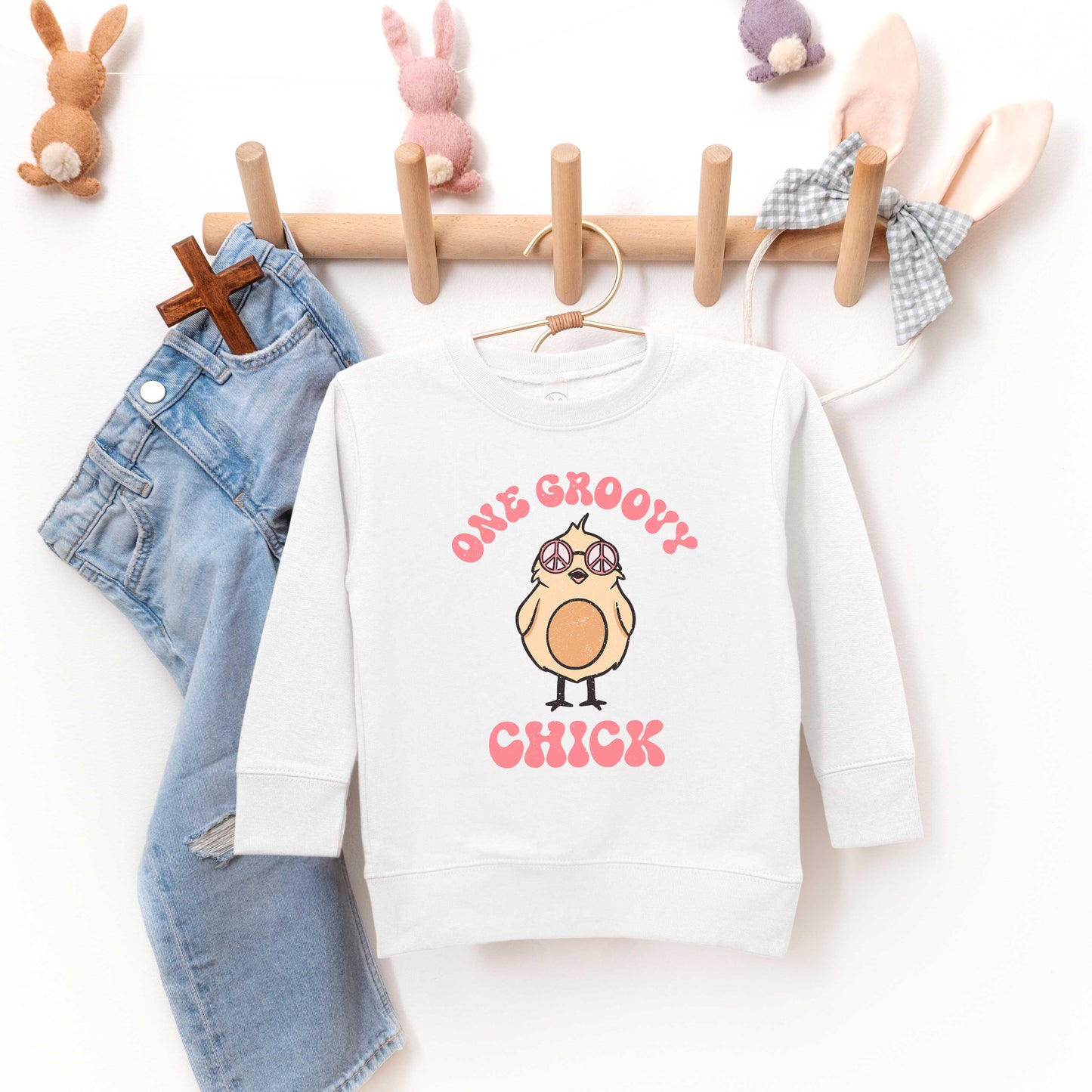 One Groovy Chick | Toddler Sweatshirt