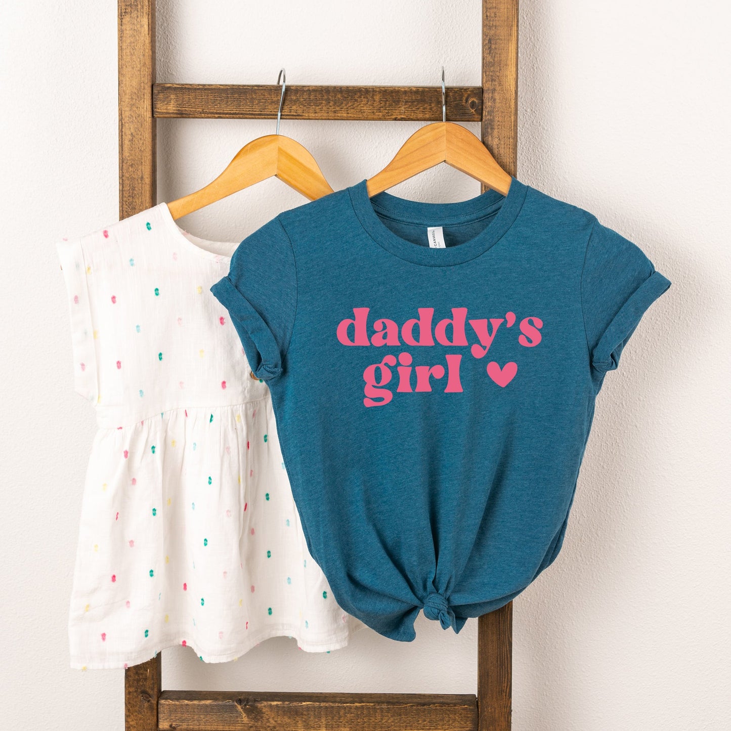 Daddy's Girl Heart | Toddler Graphic Short Sleeve Tee