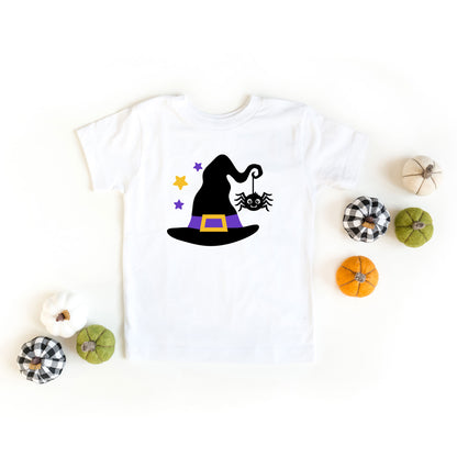 Witch And Spider | Toddler Graphic Short Sleeve Tee