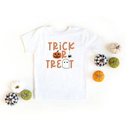 Trick Or Treat Spider | Youth Graphic Short Sleeve Tee