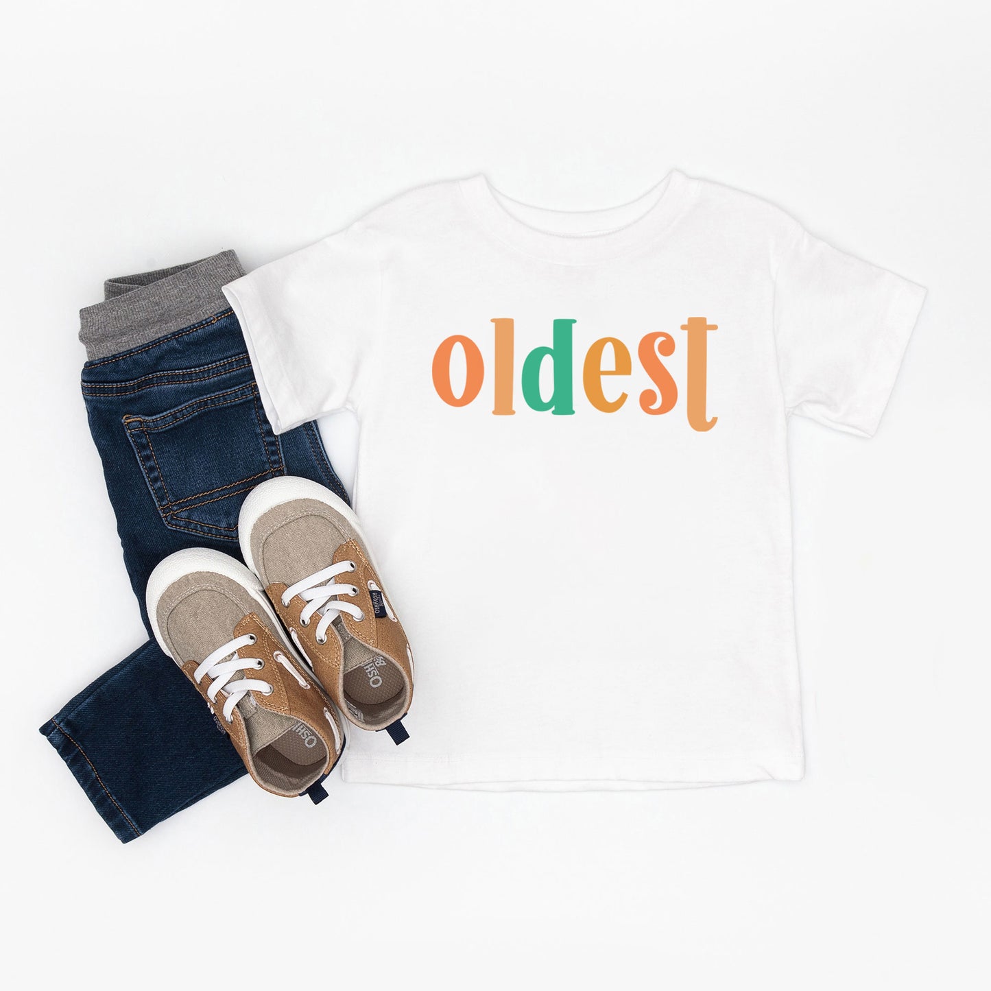 Oldest Colorful | Toddler Graphic Short Sleeve Tee