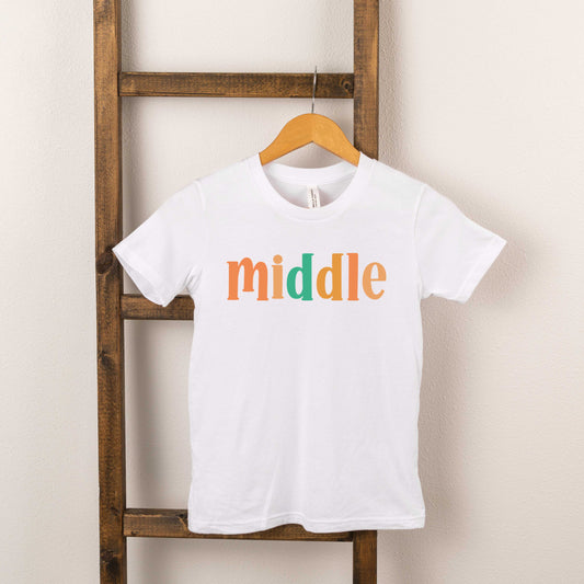 Middle Colorful | Toddler Graphic Short Sleeve Tee