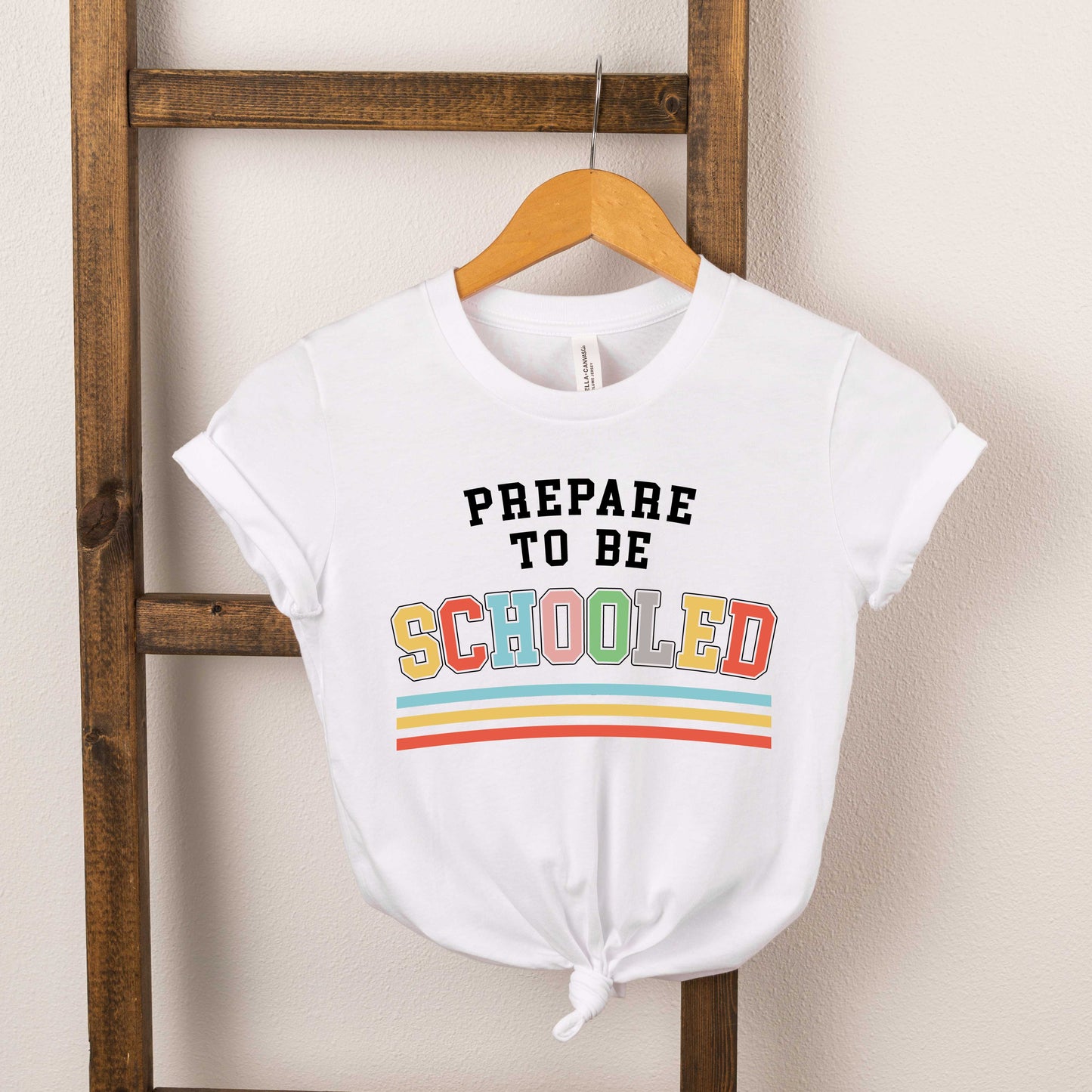 Prepare To Be Schooled | Toddler Graphic Short Sleeve Tee