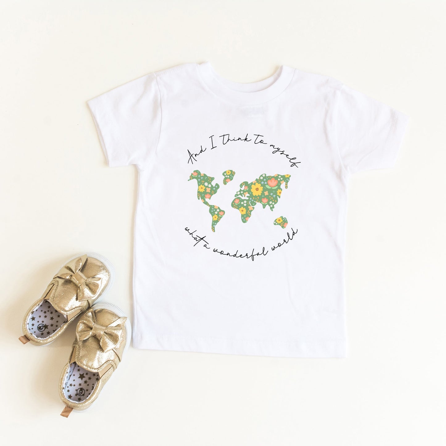 What A Wonderful World | Toddler Graphic Short Sleeve Tee