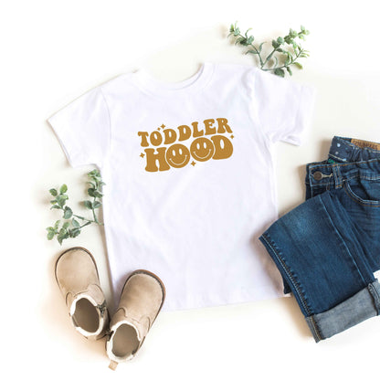 Toddler Hood Smiley | Toddler Short Sleeve Crew Neck