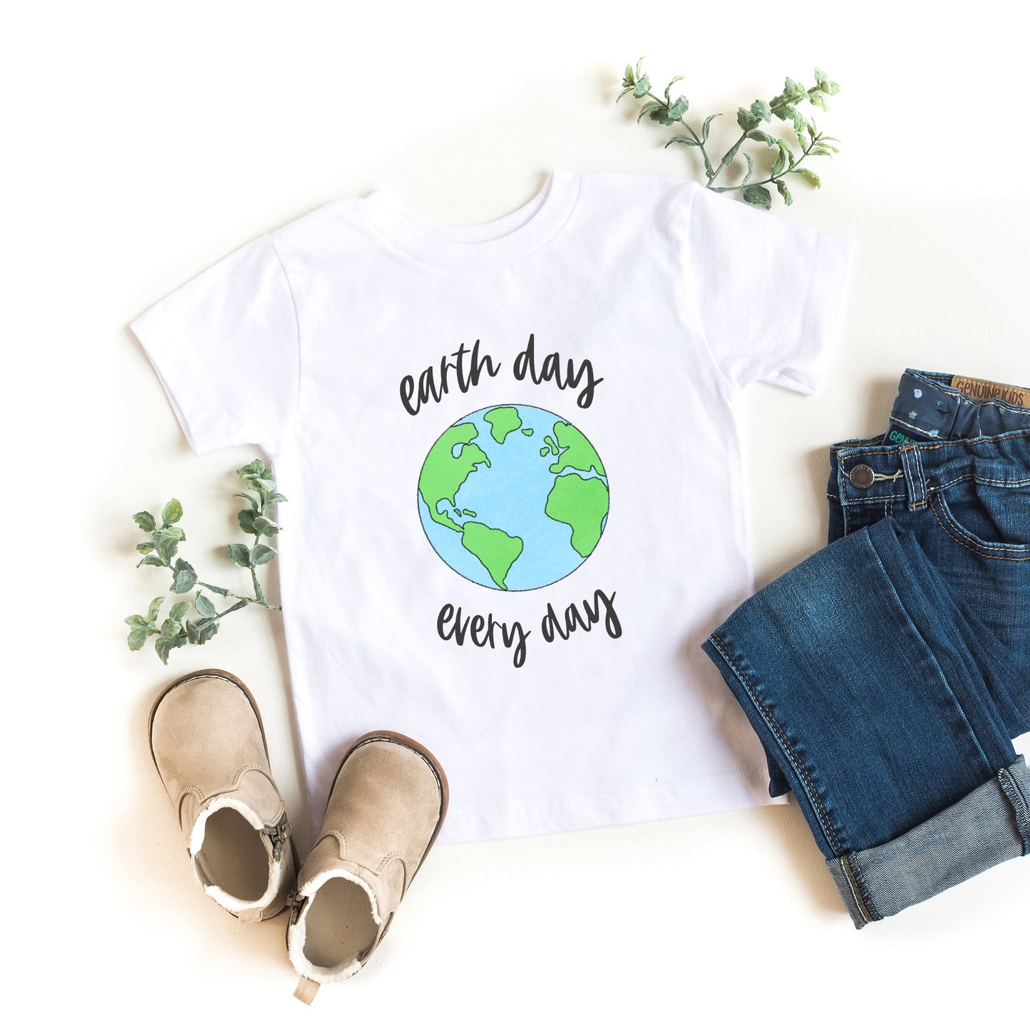 Earth Day Every Day | Toddler Graphic Short Sleeve Tee