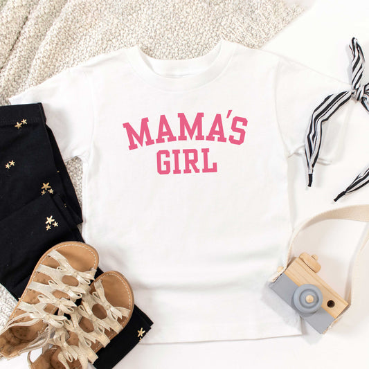 Mama's Girl Varsity | Toddler Short Sleeve Crew Neck