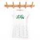 Cursive Lucky Clover | Toddler Graphic Dress
