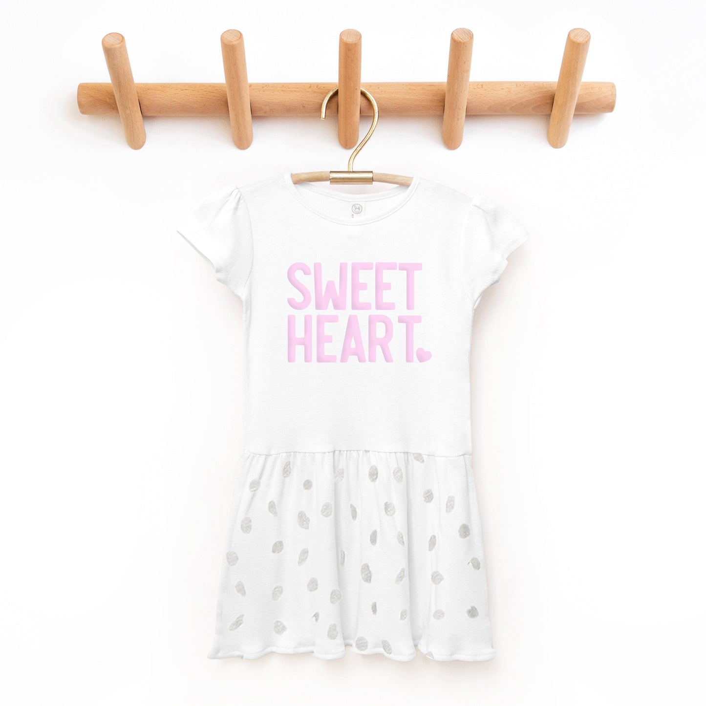 Sweetheart Puff Print | Toddler Graphic Dress