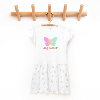 Big Sister Butterfly | Toddler Graphic Dress