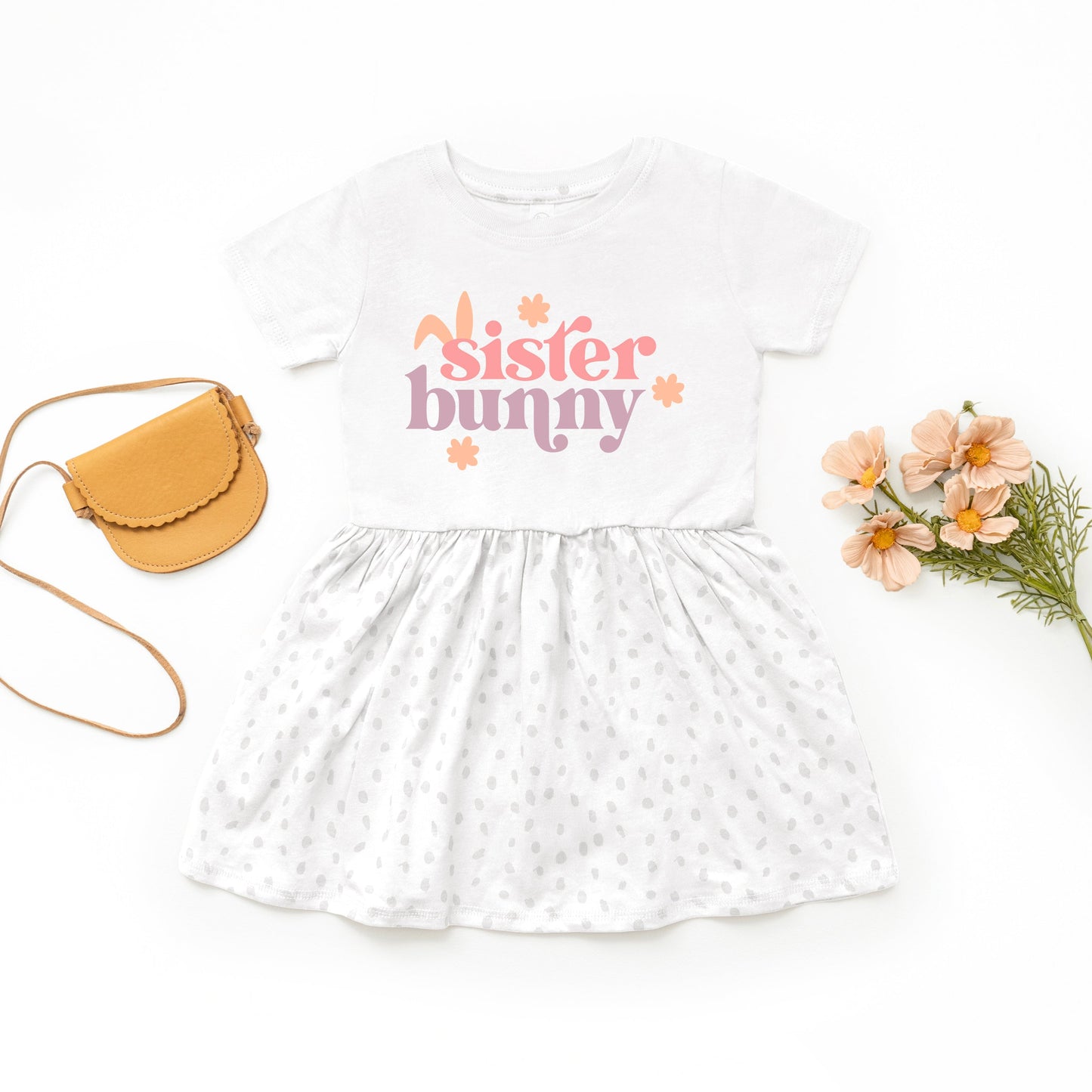 Sister Bunny | Toddler Graphic Dress