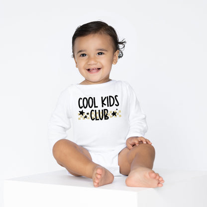 Cool Kids Club | Baby Graphic Long Sleeve Onesie