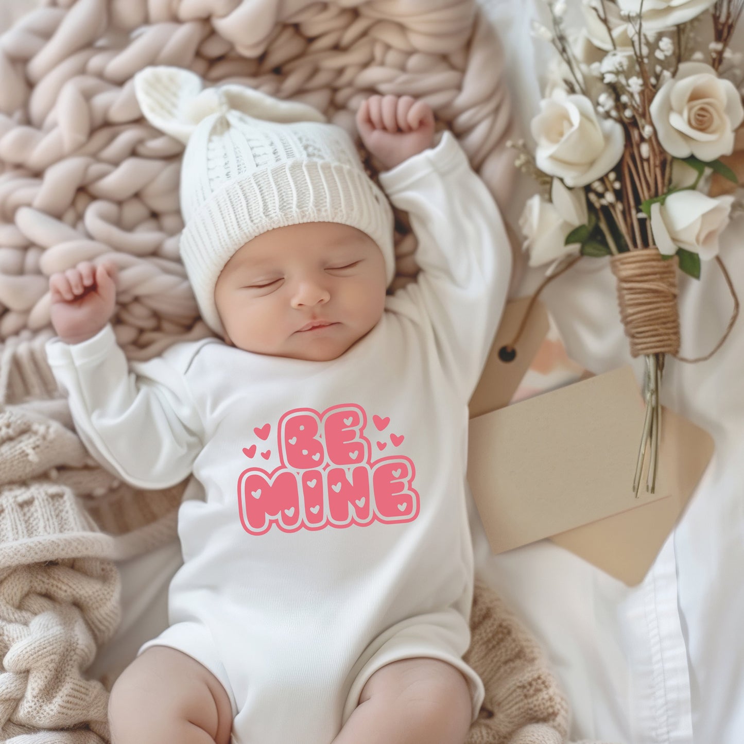 Be Mine Bubble | Baby Graphic Long Sleeve Onesie