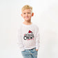 Cousin Crew Santa Hat | Toddler Graphic Long Sleeve Tee