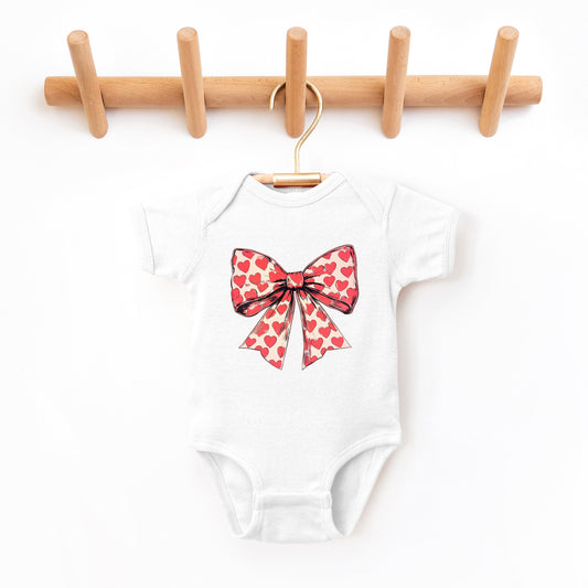 Coquette Hearts | Baby Graphic Short Sleeve Onesie